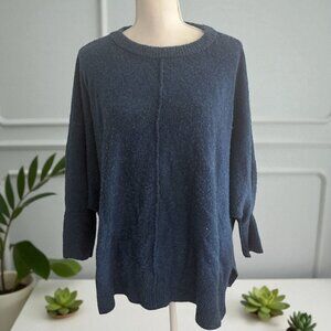 LOU & GREY for Loft Blue Ultra Soft Swing Sweater Size M/L